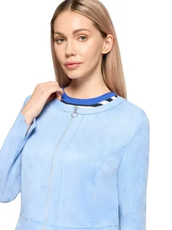 Betty Barclay Damen Blouson in hellblau - Ärmel: langarm