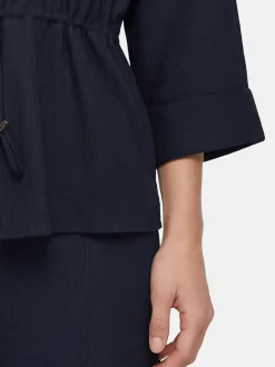 Betty Barclay Damen Blusenjacke in marine royal