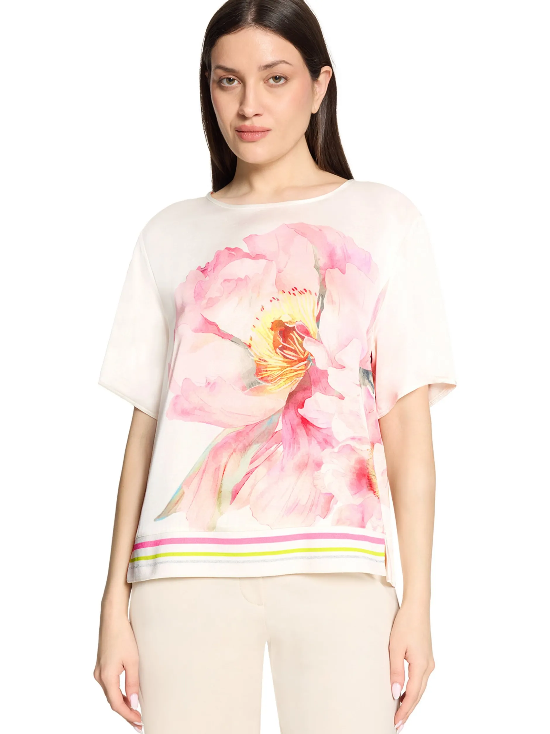 Betty Barclay Damen Blusenshirt in beige mehrfarbig