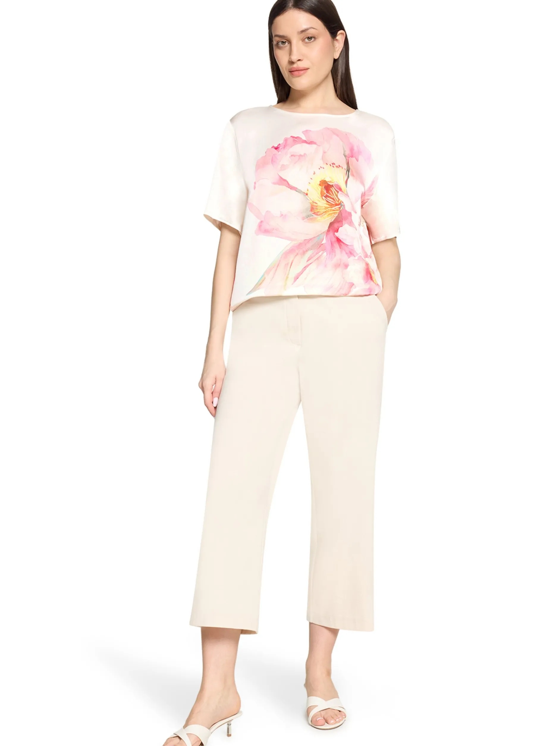 Betty Barclay Damen Blusenshirt in beige mehrfarbig