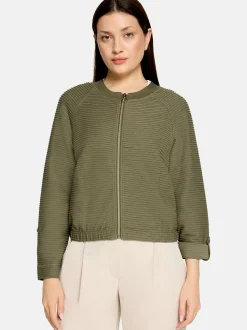 Betty Barclay Damen Casual-Jacke in khaki oliv
