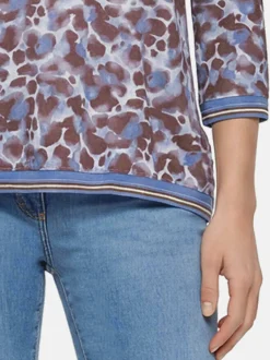 Betty Barclay Damen Casual-Shirt in blau mehrfarbig