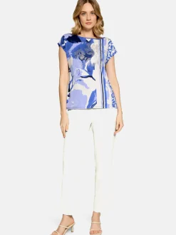 Betty Barclay Damen Casual-Shirt in blau mehrfarbig