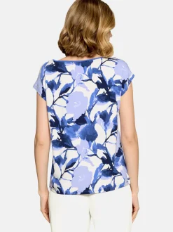 Betty Barclay Damen Casual-Shirt in blau mehrfarbig