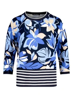 Betty Barclay Damen Feinstrickpullover in blau