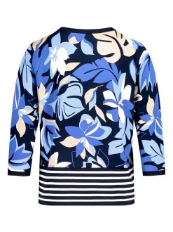 Betty Barclay Damen Feinstrickpullover in blau