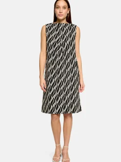 Betty Barclay Damen Freizeitkleid in schwarz mehrfarbig