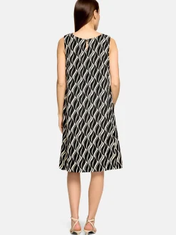 Betty Barclay Damen Freizeitkleid in schwarz mehrfarbig