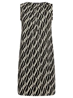 Betty Barclay Damen Freizeitkleid in schwarz mehrfarbig