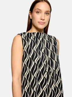Betty Barclay Damen Freizeitkleid in schwarz mehrfarbig