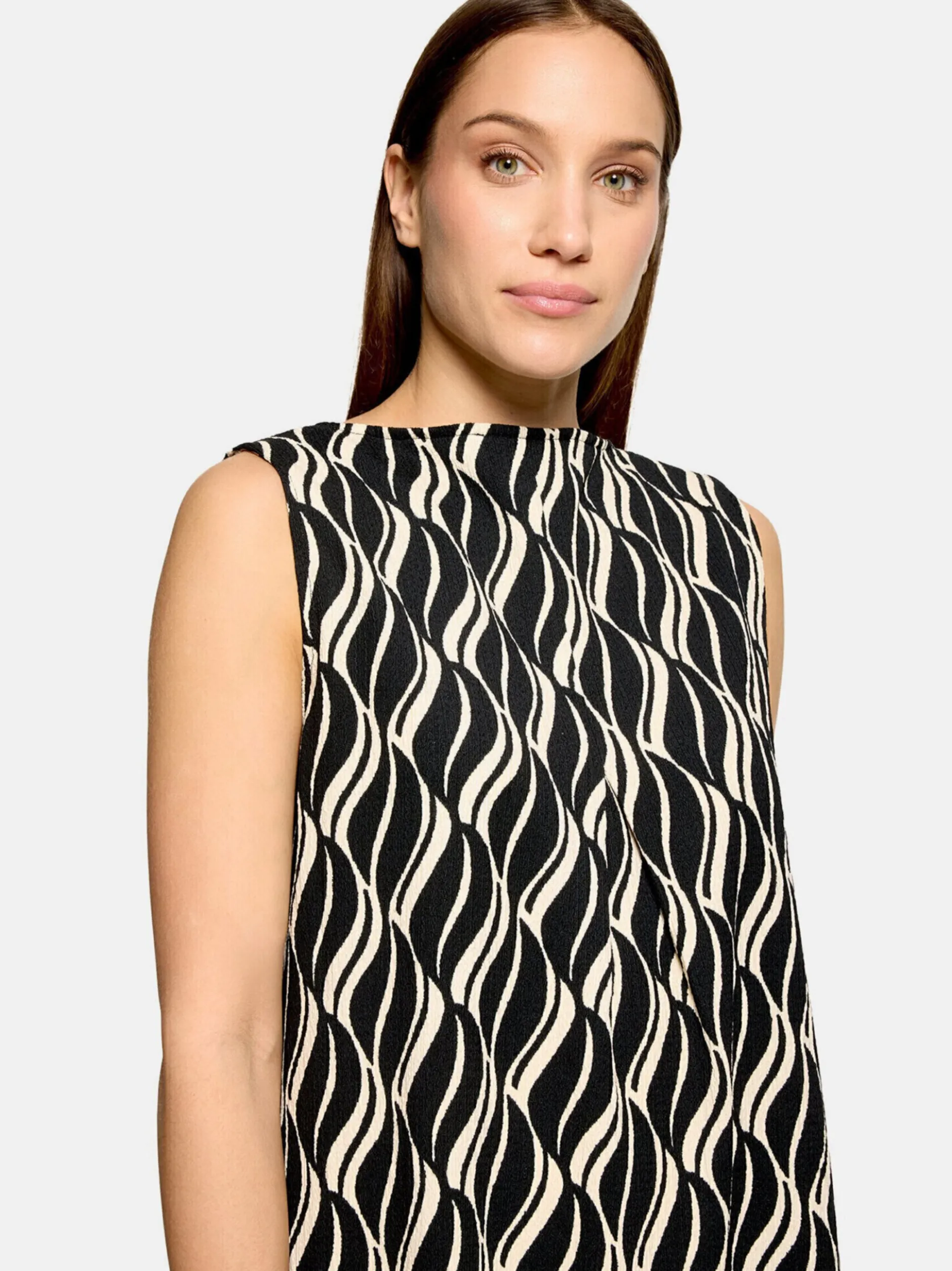 Betty Barclay Damen Freizeitkleid in schwarz mehrfarbig