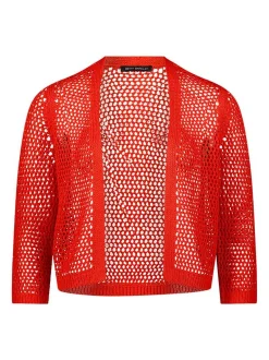 Betty Barclay Damen Grobstrickjacke in rot