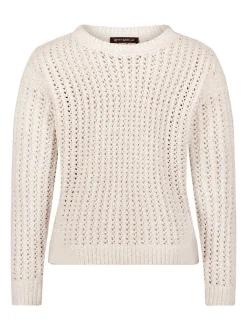Betty Barclay Damen Grobstrick-Pullover in beige