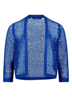 Betty Barclay Damen Grobstrickjacke in blau