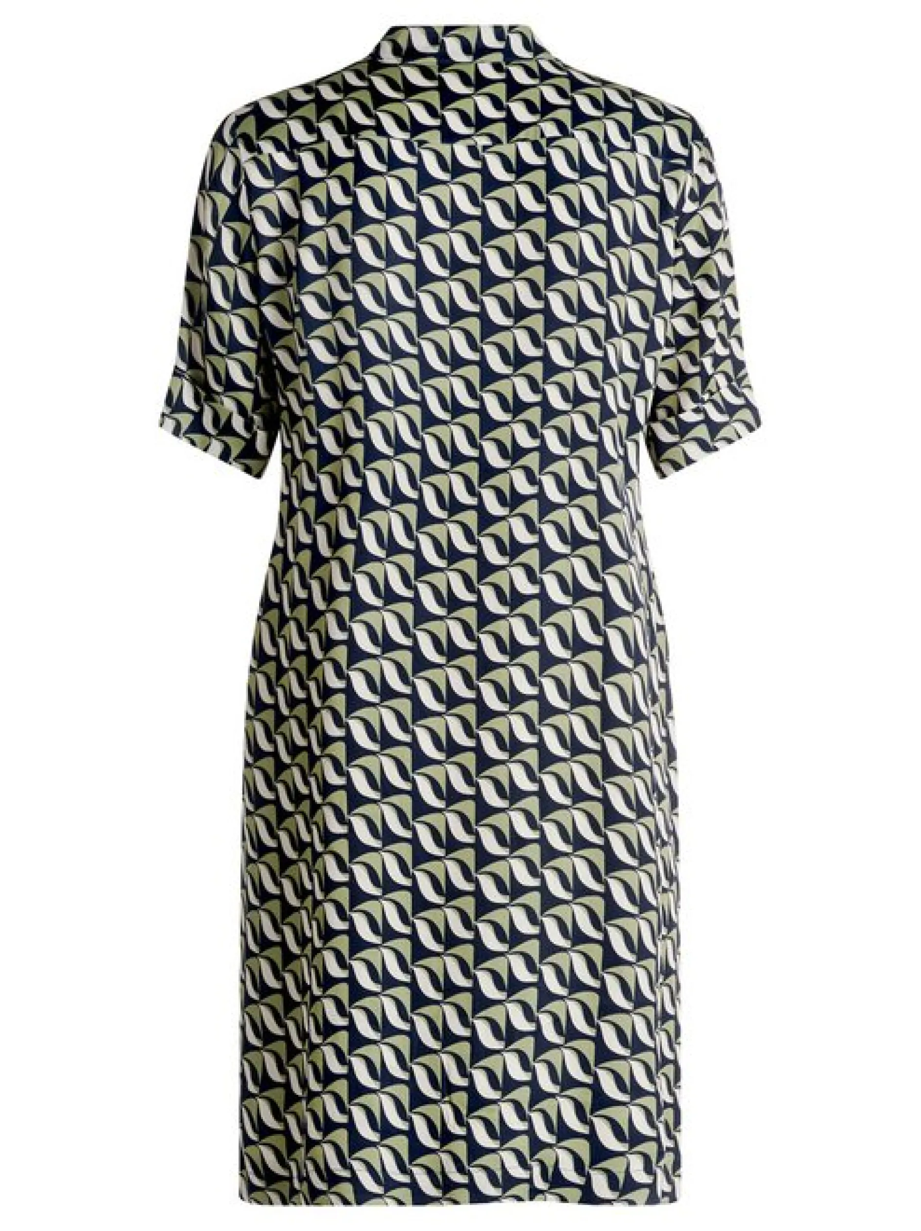 Betty Barclay Damen Hemdblusenkleid in blau mehrfarbig