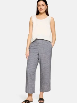 Betty Barclay Damen Hose in blau mehrfarbig