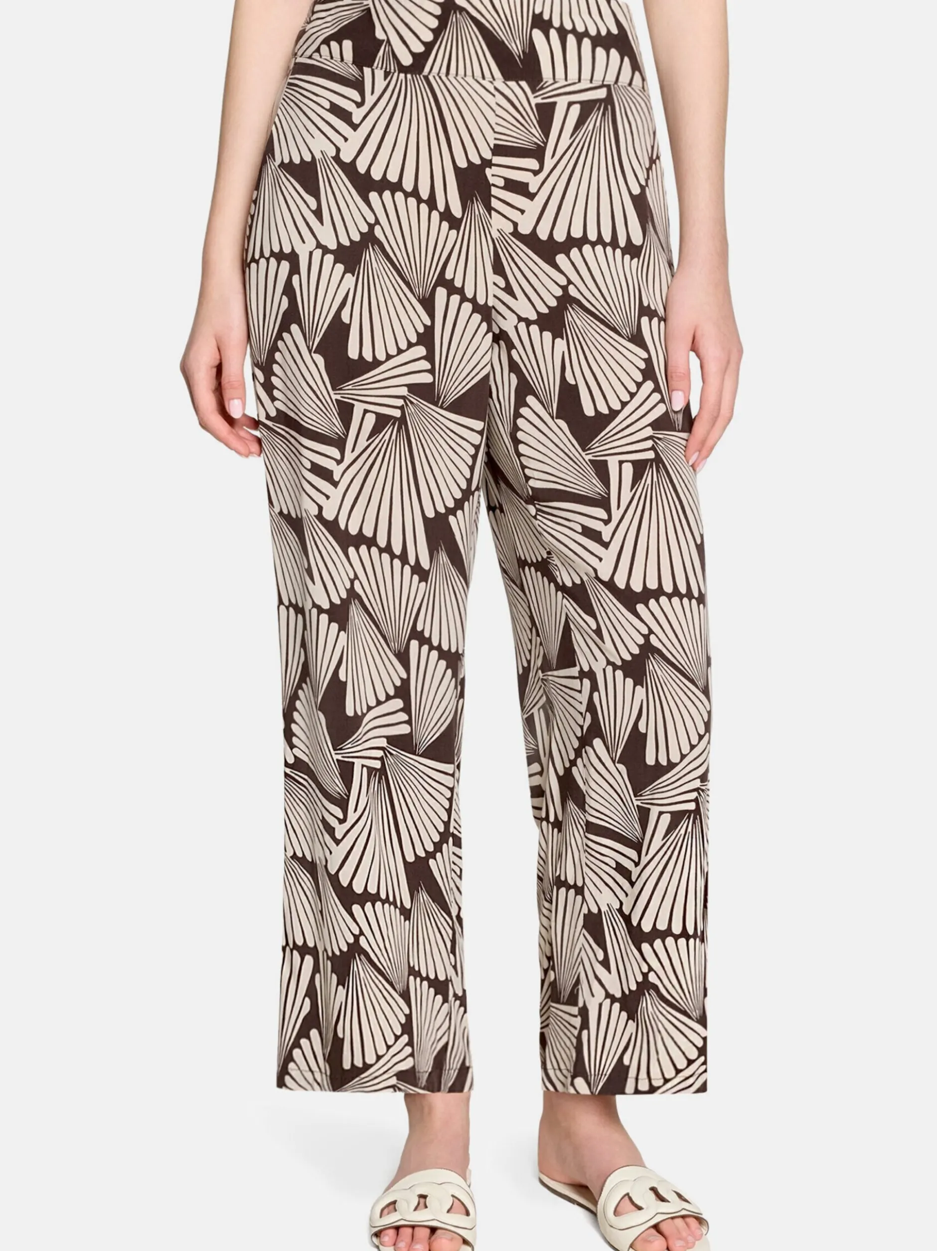 Betty Barclay Damen Hose in braun mehrfarbig