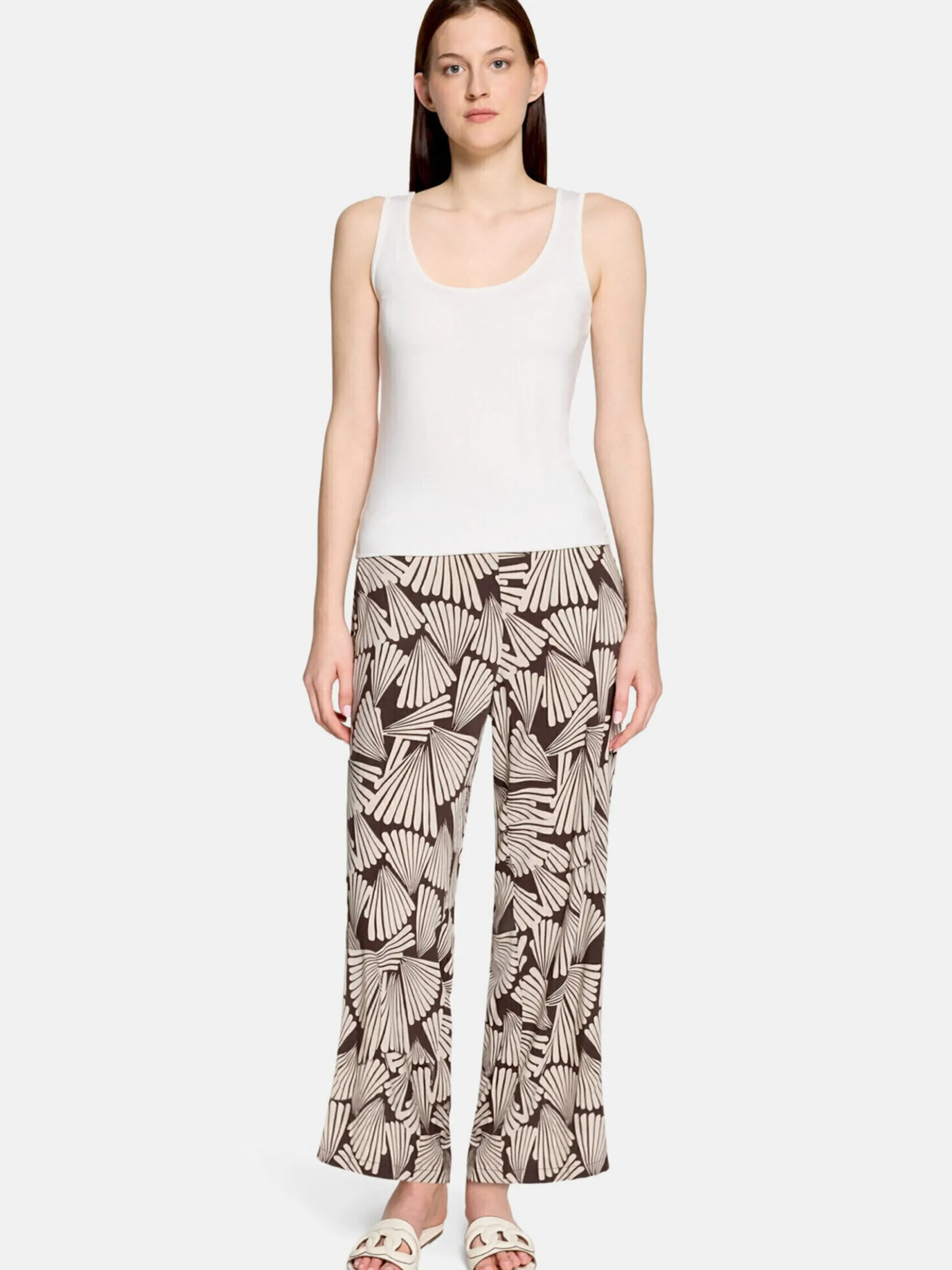 Betty Barclay Damen Hose in braun mehrfarbig