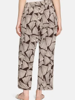 Betty Barclay Damen Hose in braun mehrfarbig