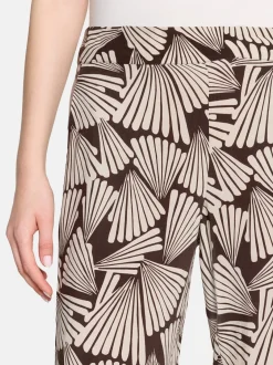 Betty Barclay Damen Hose in braun mehrfarbig