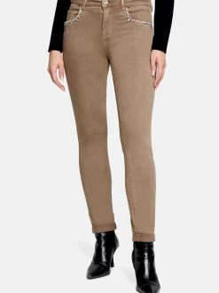 Betty Barclay Damen Hose in mocca