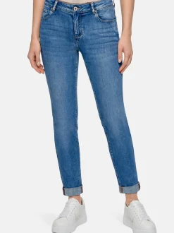 Betty Barclay Damen Jeans in medium stone