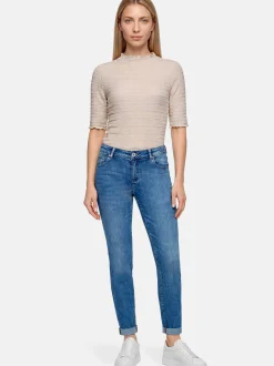 Betty Barclay Damen Jeans in medium stone