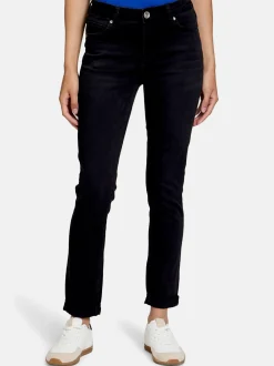 Betty Barclay Damen Jeans in schwarz denim