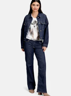Betty Barclay Damen Jeansjacke in denim