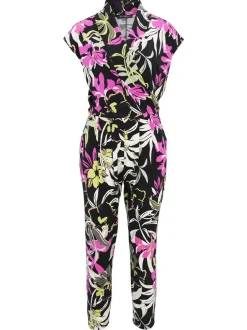 Betty Barclay Damen Jumpsuit in mehrfarbig schwarz