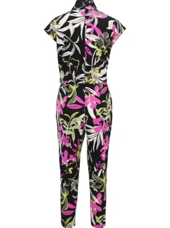 Betty Barclay Damen Jumpsuit in mehrfarbig schwarz