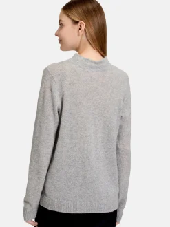 Betty Barclay Damen Kaschmir-Pullover in silber
