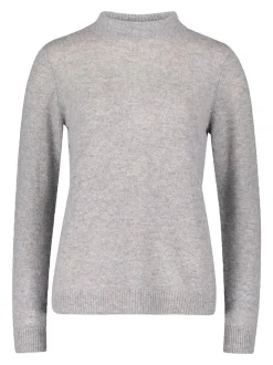 Betty Barclay Damen Kaschmir-Pullover in silber