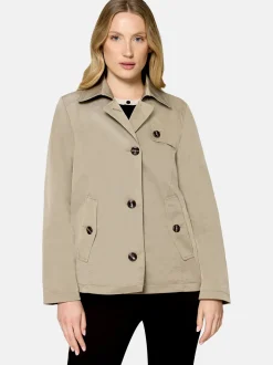 Betty Barclay Damen Kurzmantel in khaki
