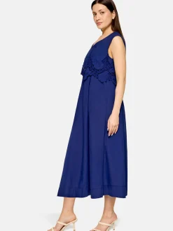 Betty Barclay Damen Midikleid in blau