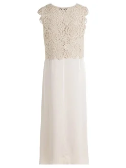 Betty Barclay Damen Midikleid in ecru