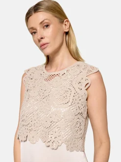 Betty Barclay Damen Midikleid in ecru