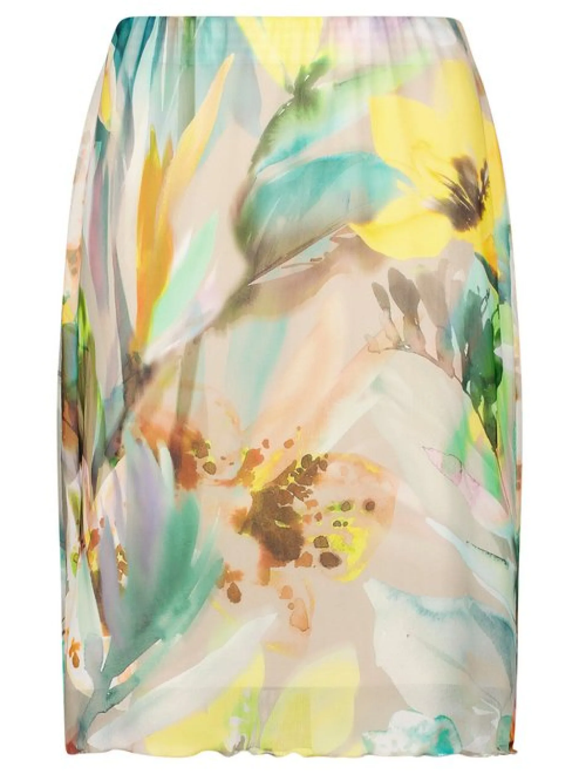 Betty Barclay Damen Midirock in mint mehrfarbig
