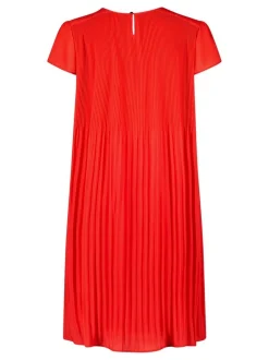 Betty Barclay Damen Plisseekleid in rot