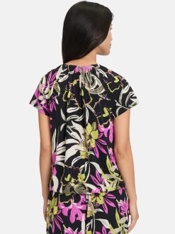 Betty Barclay Damen Printshirt in mehrfarbig schwarz