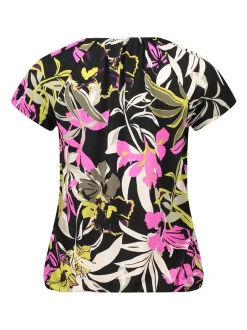 Betty Barclay Damen Printshirt in mehrfarbig schwarz