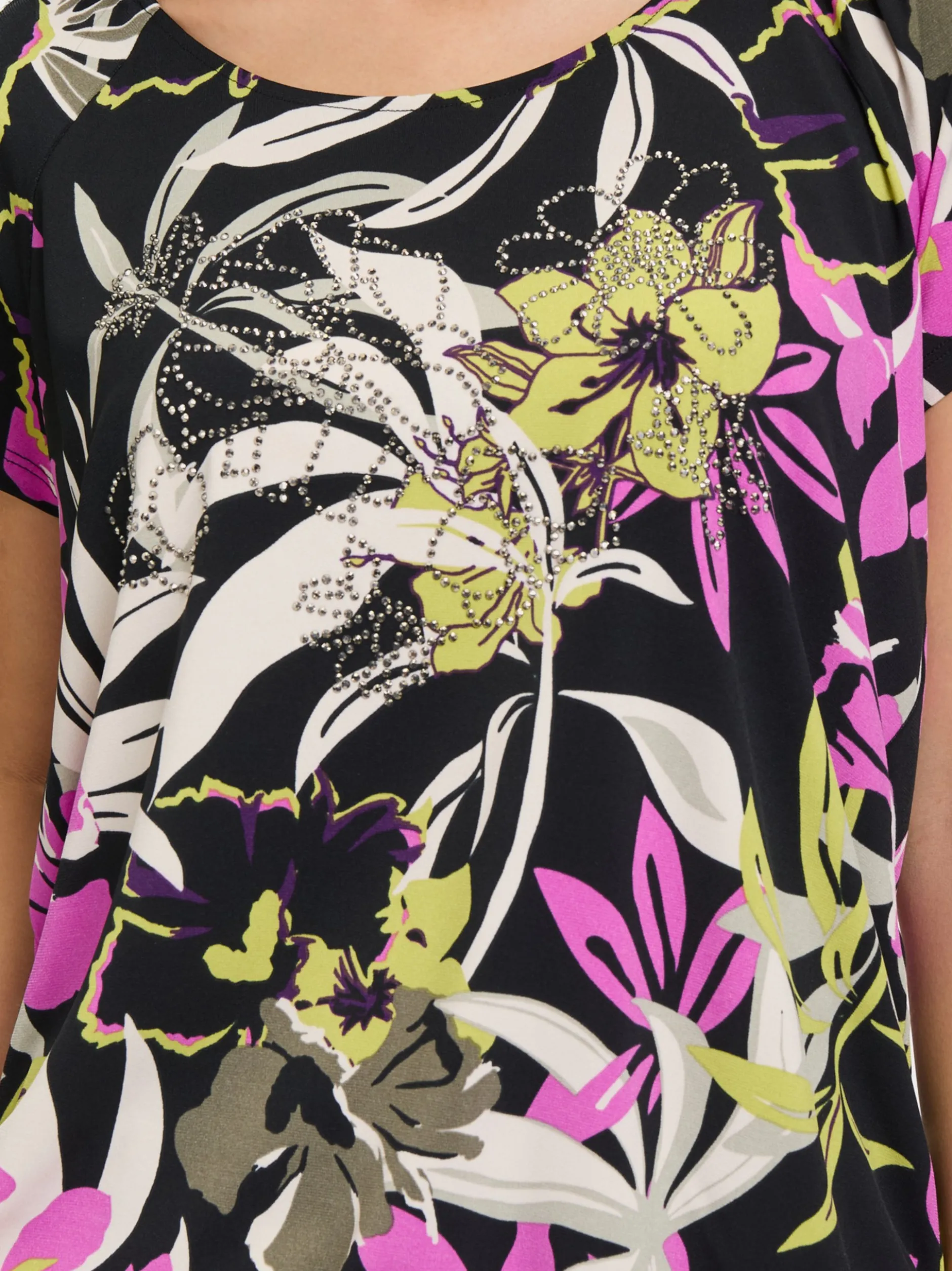 Betty Barclay Damen Printshirt in mehrfarbig schwarz