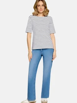 Betty Barclay Damen Ringelshirt in marine