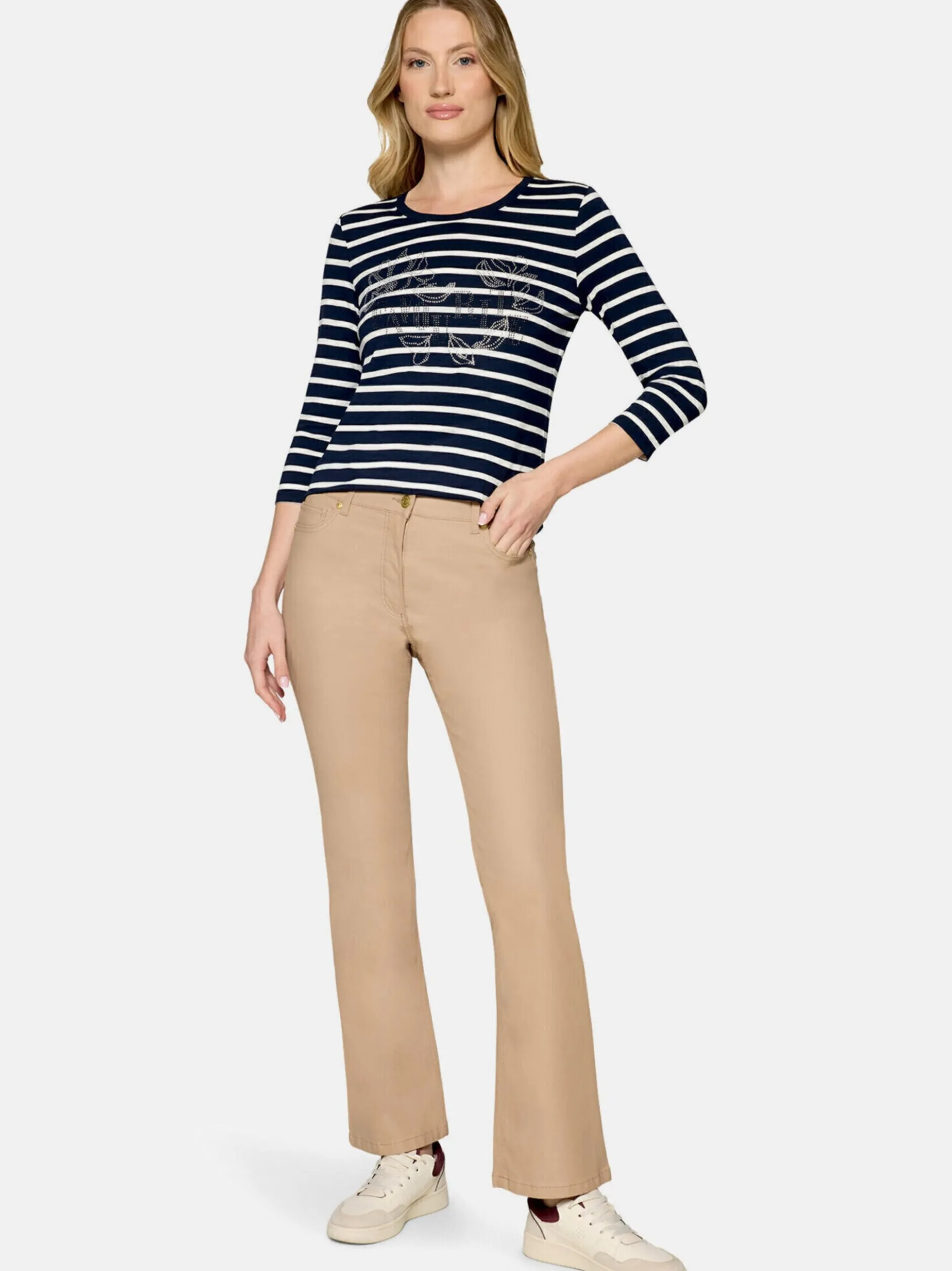 Betty Barclay Damen Ringelshirt in blau