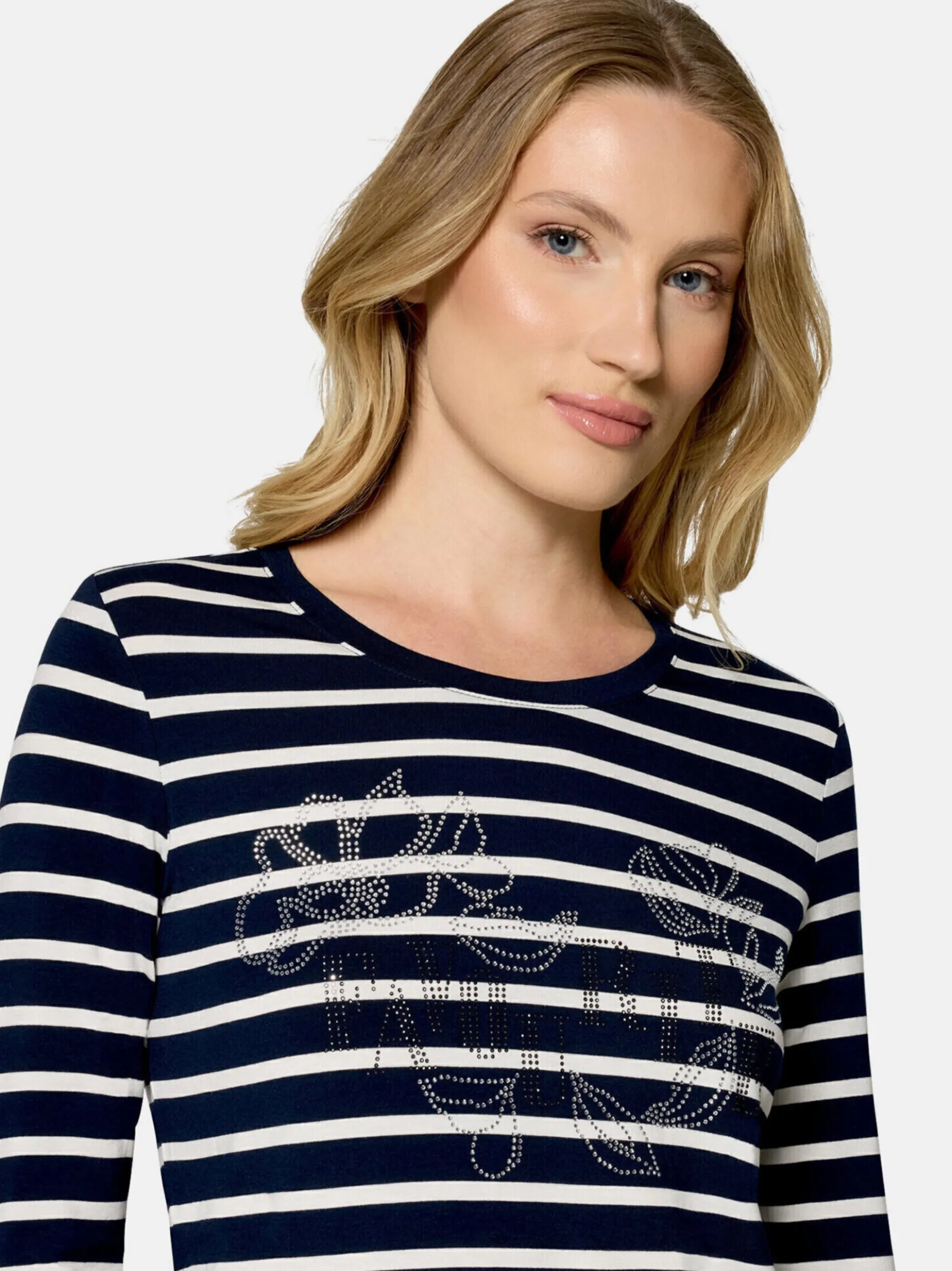 Betty Barclay Damen Ringelshirt in blau