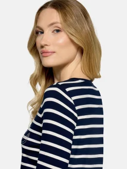 Betty Barclay Damen Ringelshirt in blau