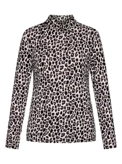 Betty Barclay Damen Rollkragenshirt in mehrfarbig beige