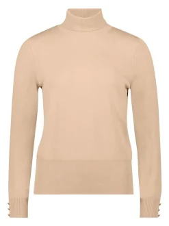 Betty Barclay Damen Rollkragenpullover in beige