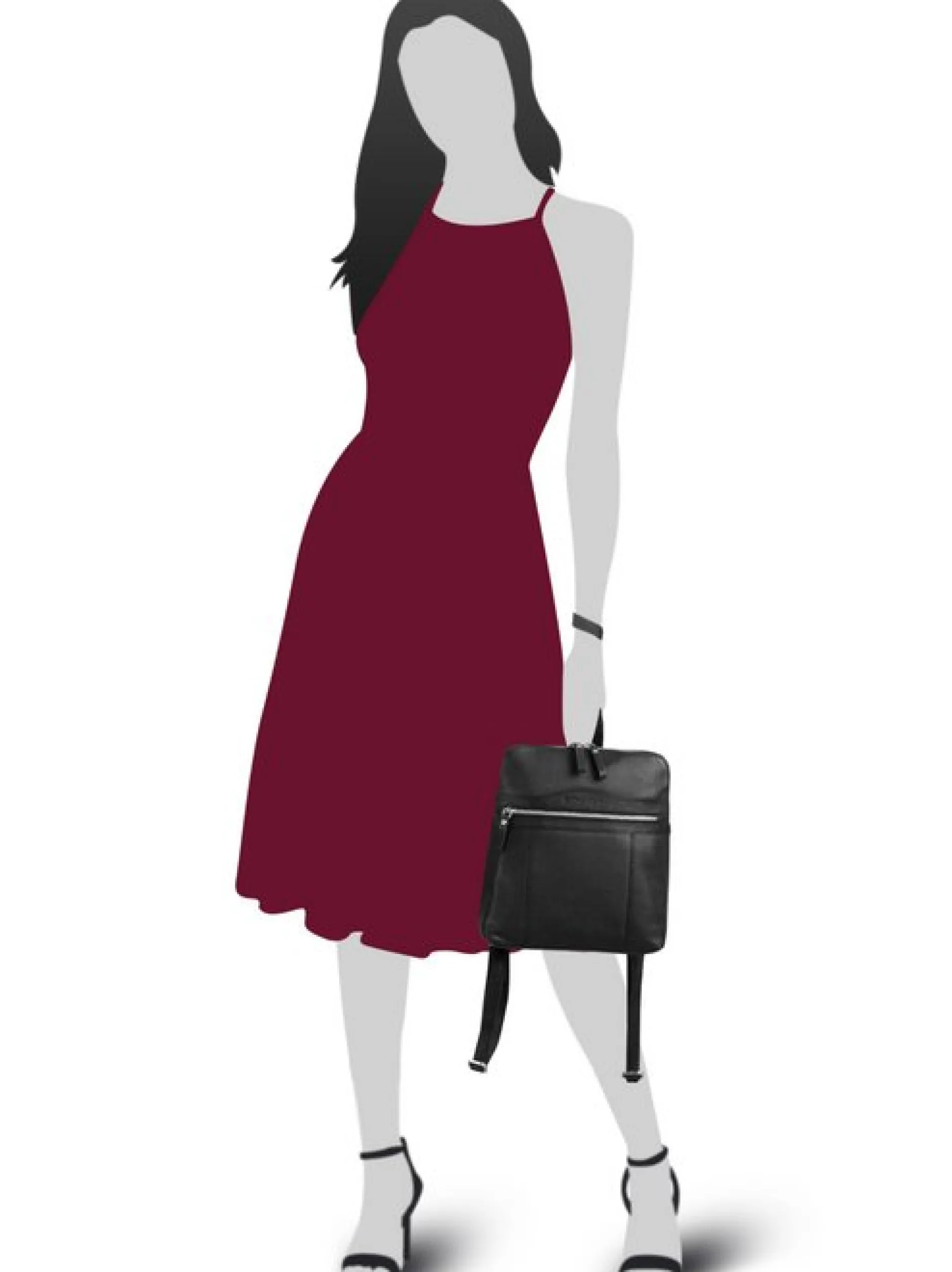 Betty Barclay Damen Rucksack in schwarz