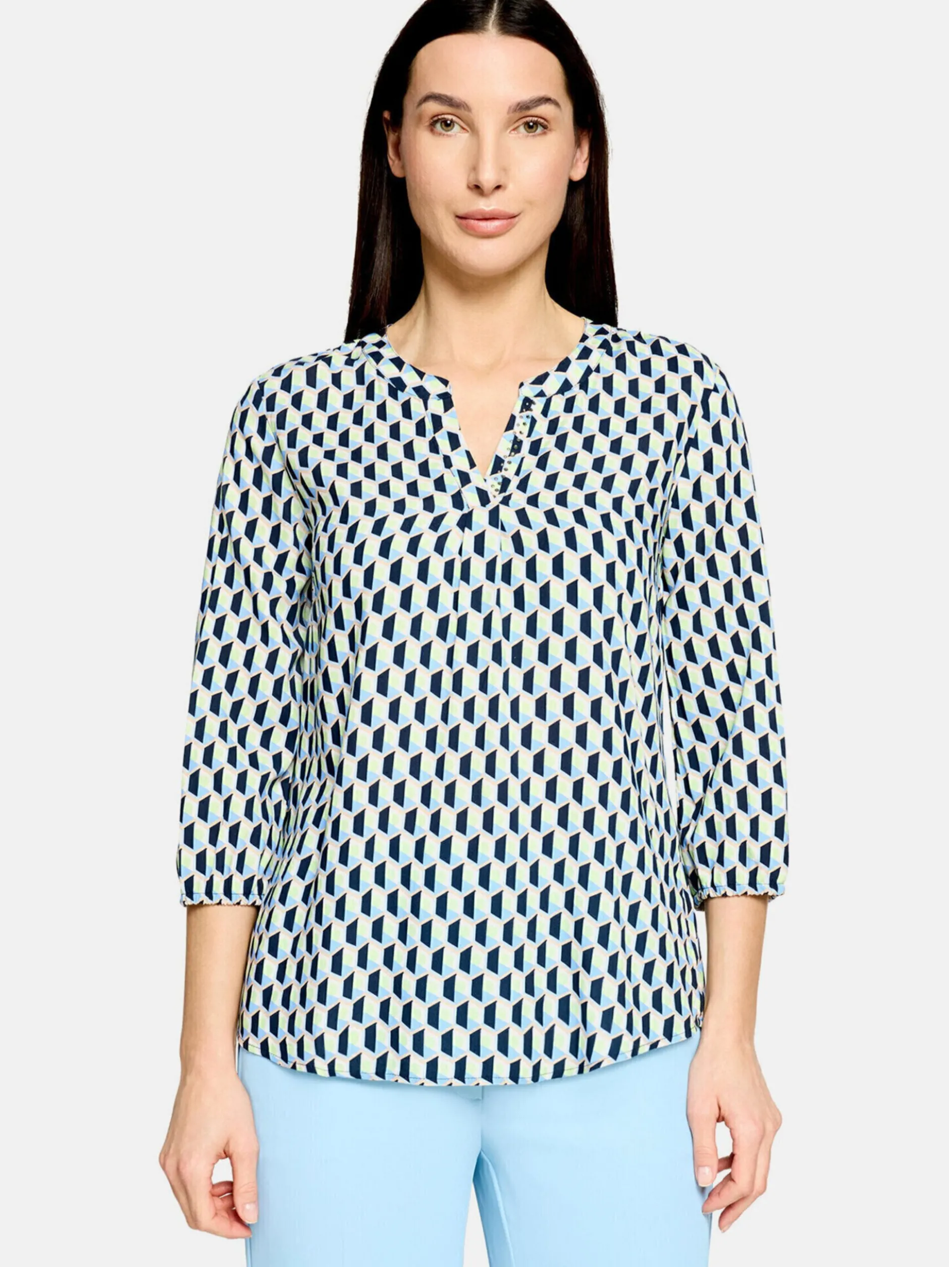 Betty Barclay Damen Schlupfbluse in mehrfarbig